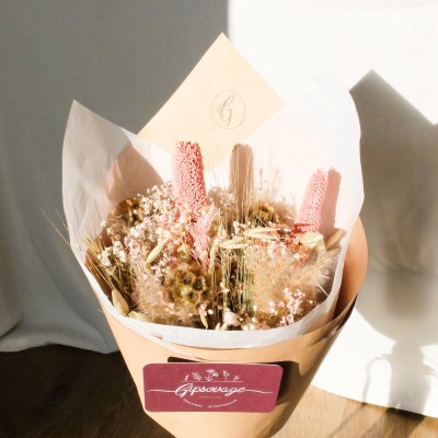 Bouquet de fleurs séchées et stabilisées sur-mesure