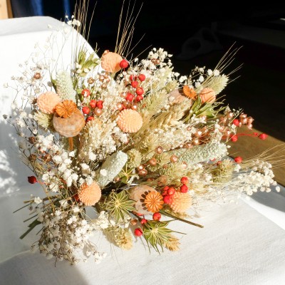 Bouquet de fleurs séchées. Taille M.