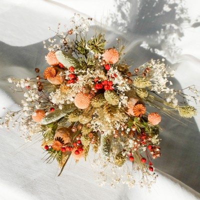 Bouquet de fleurs séchées. Taille M.